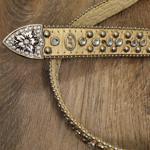 Christine Alexander Western Bling Belt Size Medium - Picture 3 of 9